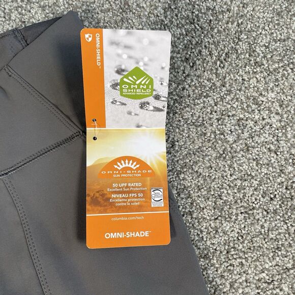 Columbia Active Fit Straight Leg Fleece Lined Pants Women's Gray Size XL NEW - Picture 7 of 14